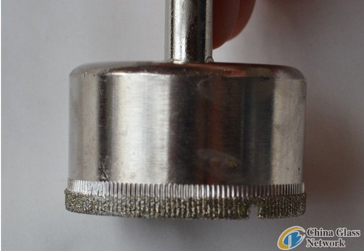 electroplated diamond drill bit for glass/diamond hole saw